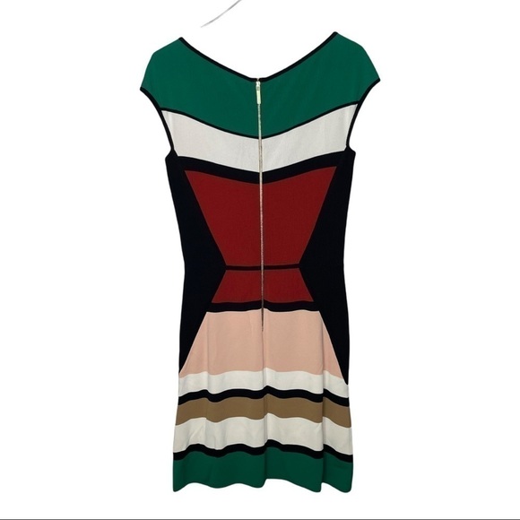Elie Saab Sleevless Colorblock Colorful Dress size 40 US size 8 Bodycon - Picture 8 of 8